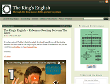 Tablet Screenshot of kingsenglish.info